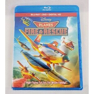 Disney Planes Fire & Rescue Blu-ray DVD Digital HD New Sealed Family Movie